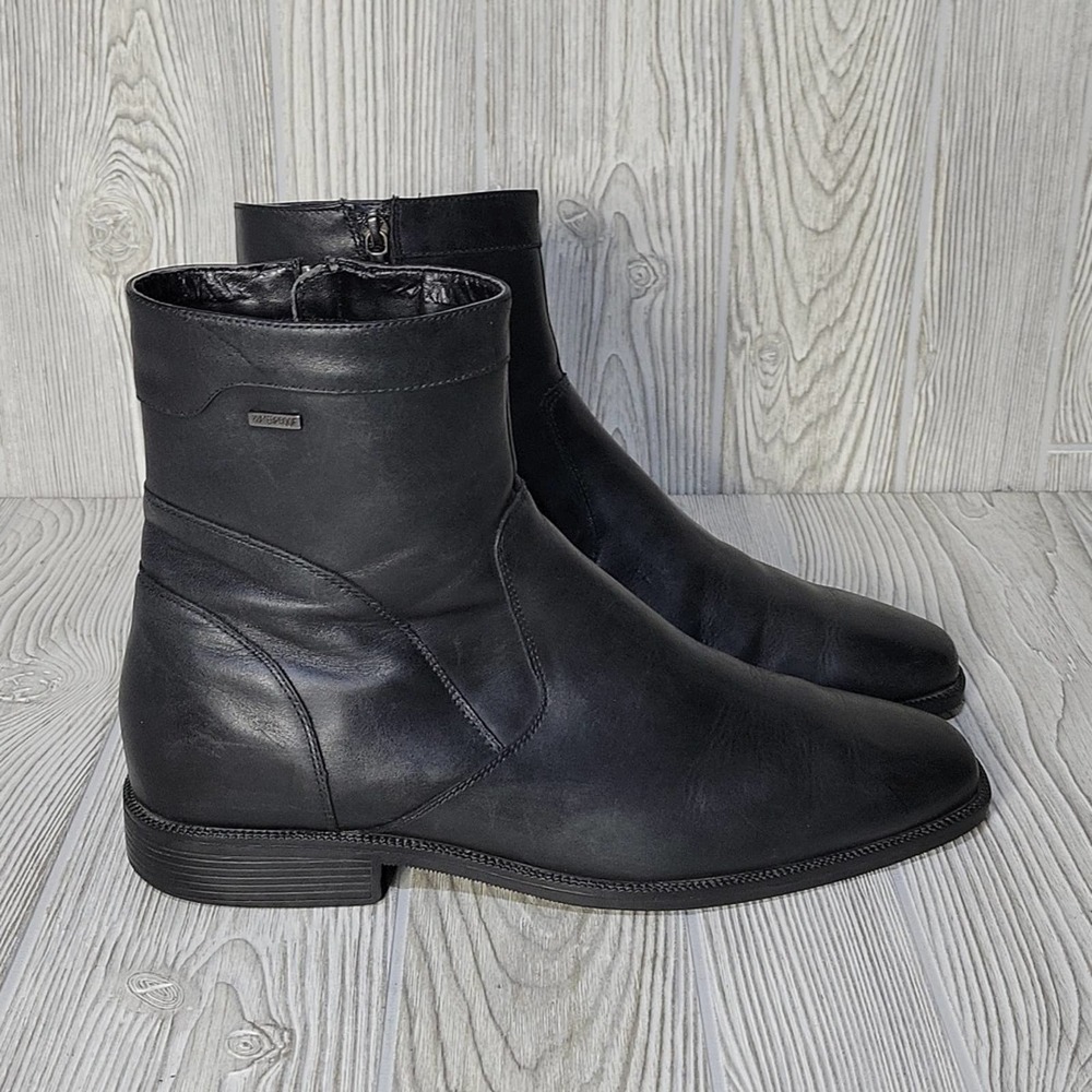 Blondo Leather Black Waterproof Boots, Men's 11.5 - Picture 2 of 16